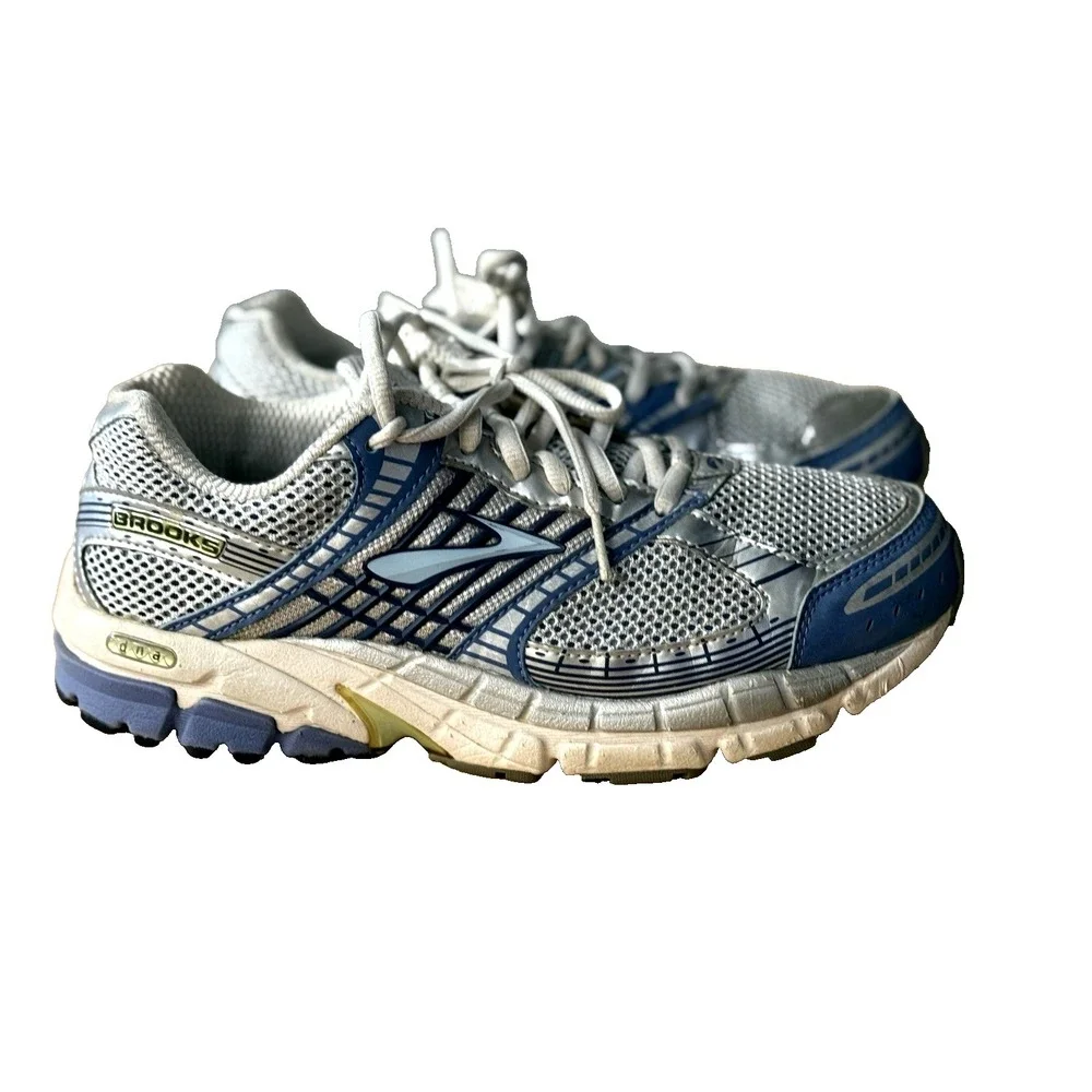 Brooks‎ GLYCERIN 7 Run Shoes 1200511B442 Women's Size 7.5 Turquoise White Blue